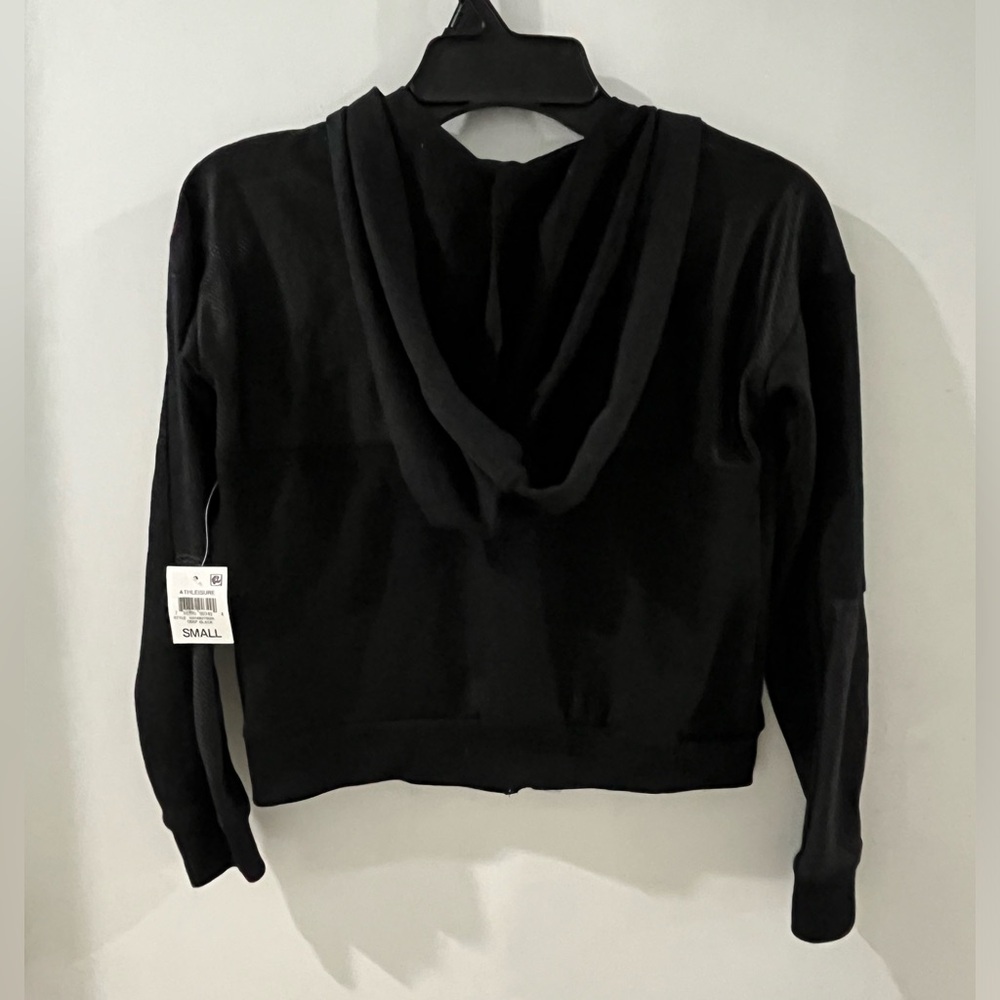 Ideology Black Zip-Up Hoodie, girl’s size small, new! - Picture 3 of 6